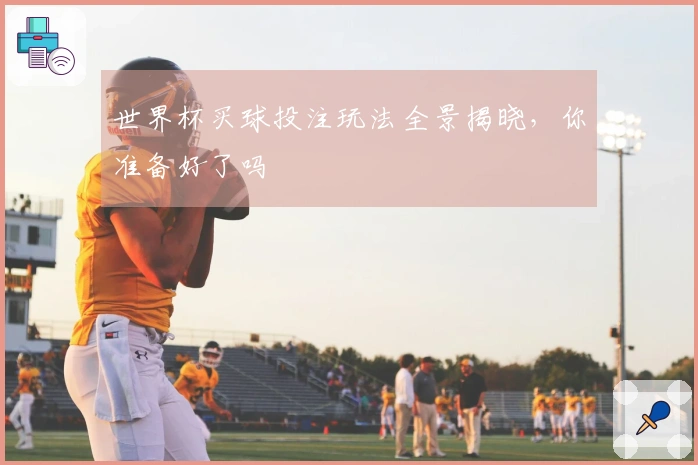 世界杯买球投注玩法全景揭晓，你准备好了吗